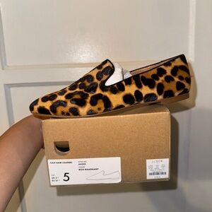 Jcrew Cheetah Loafers Sz 5